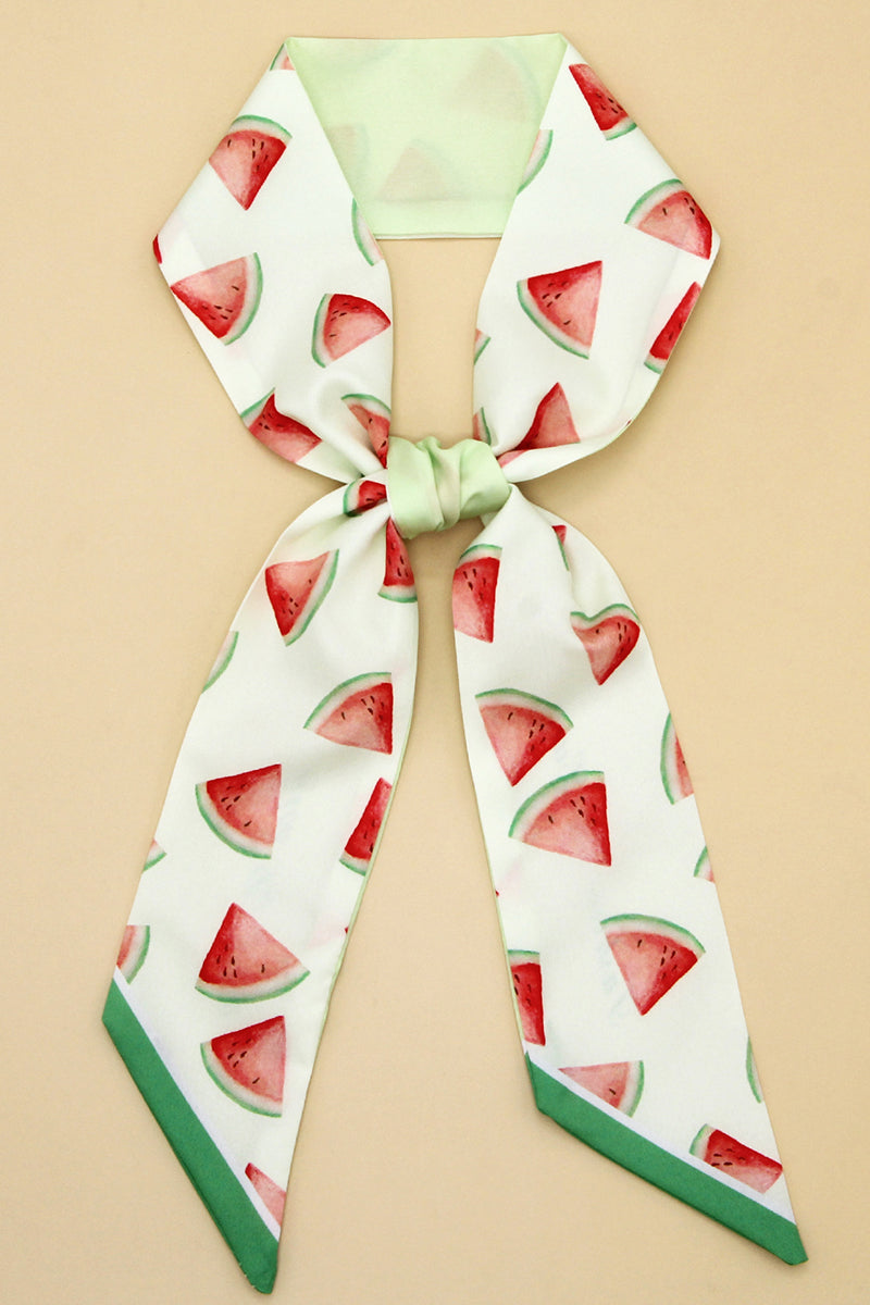 FRUIT PRINT TWILLY SCARF