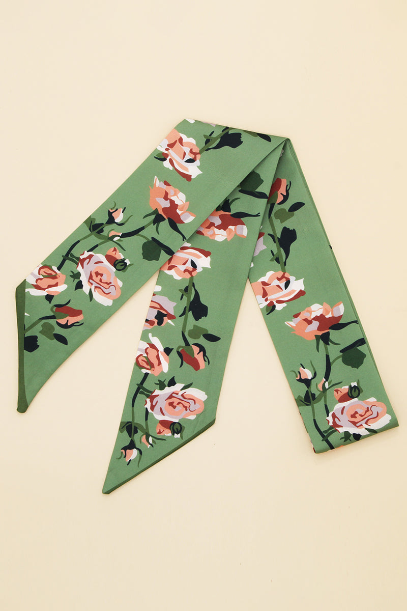 FLOWER PRINTED SCARF