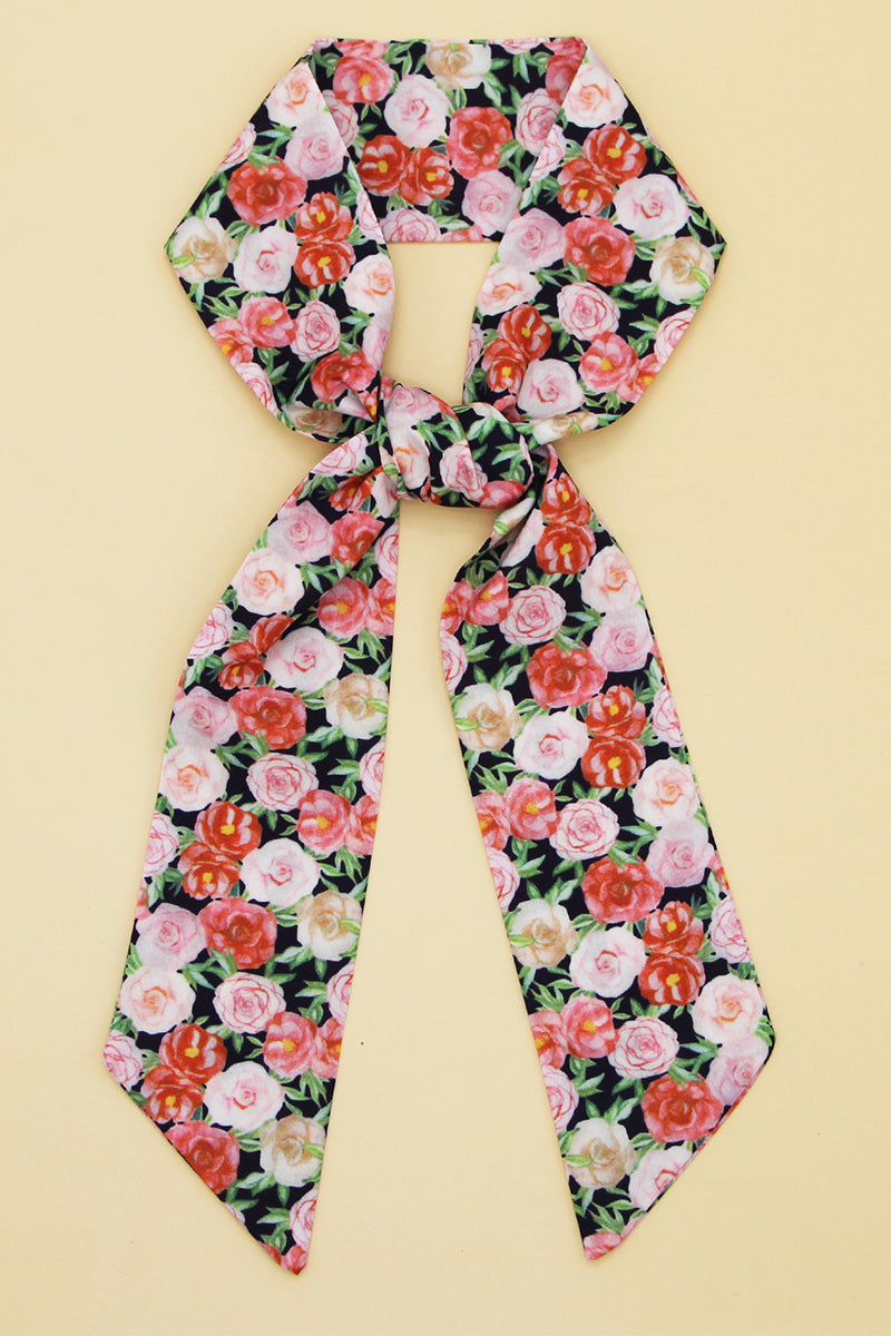 FLOWER PRINTED SCARF