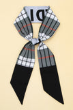 STRIPED PRINT TWILLY SCARF