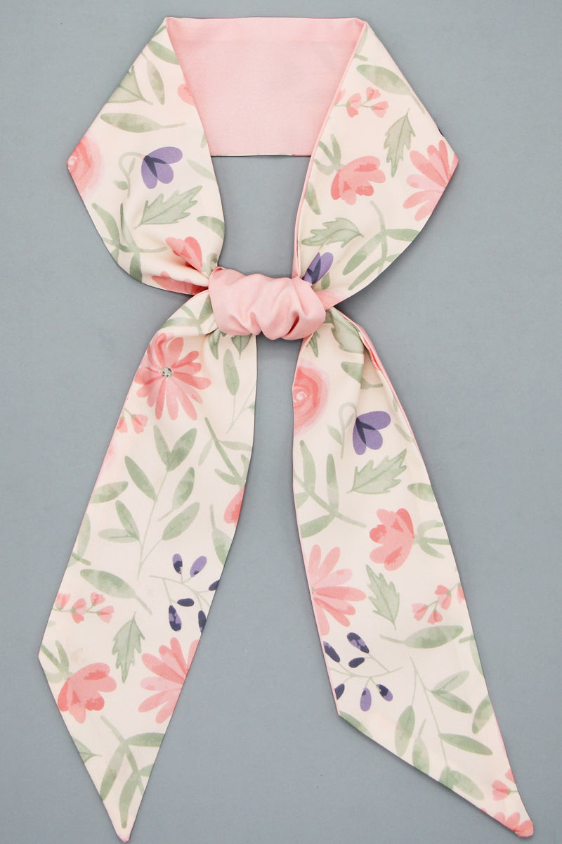 FLORAL PRINT TWILLY SCARF