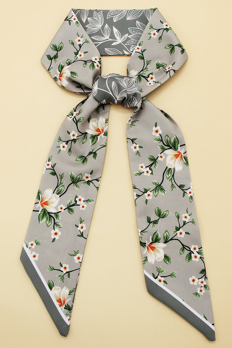 FLORAL PRINT TWILLY SCARF