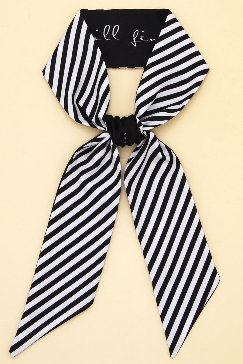 STRIPED PATTERN CUTE SILK SCARVES