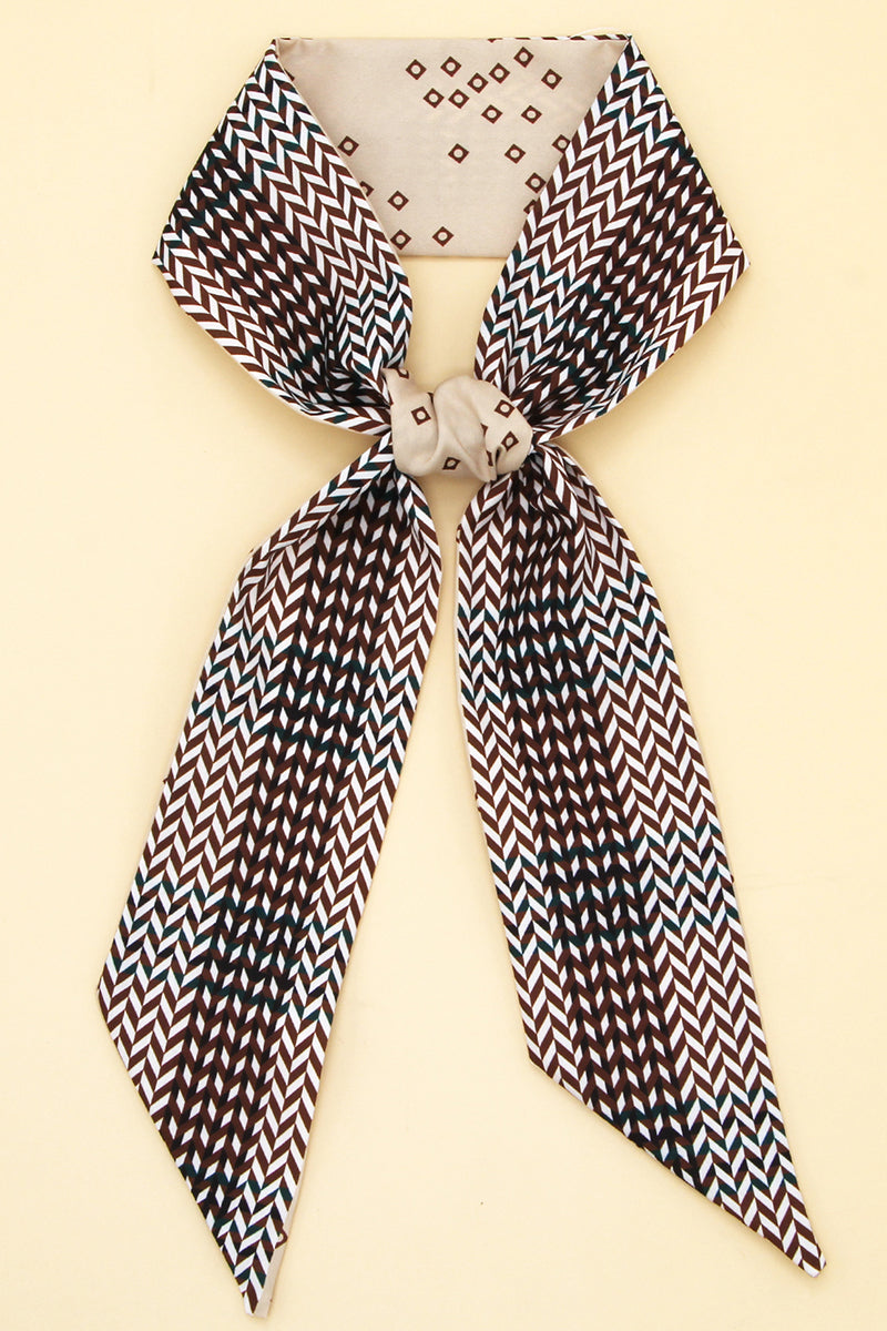 STRIPED PATTERN CUTE SILK SCARVES