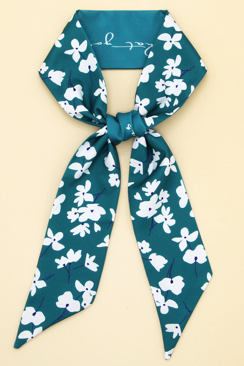 WOMEN FASHION FLORAL PATTERN TWILLY SCARF