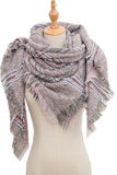 WOMEN WARM SCARF TRIANGLE SHAWLS WINTER SCARVES