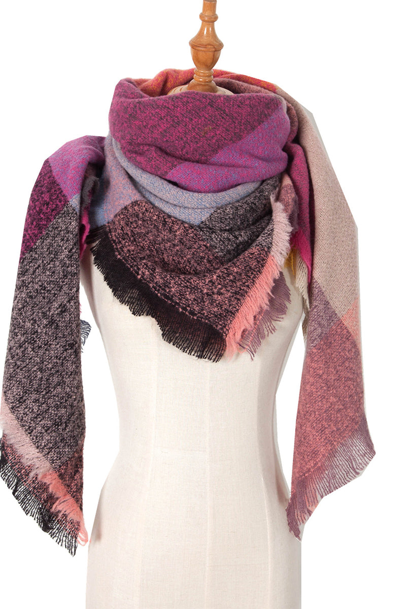 WARM SOFT CHUNKY LARGE BLANKET WRAP SHAWL SCARVES