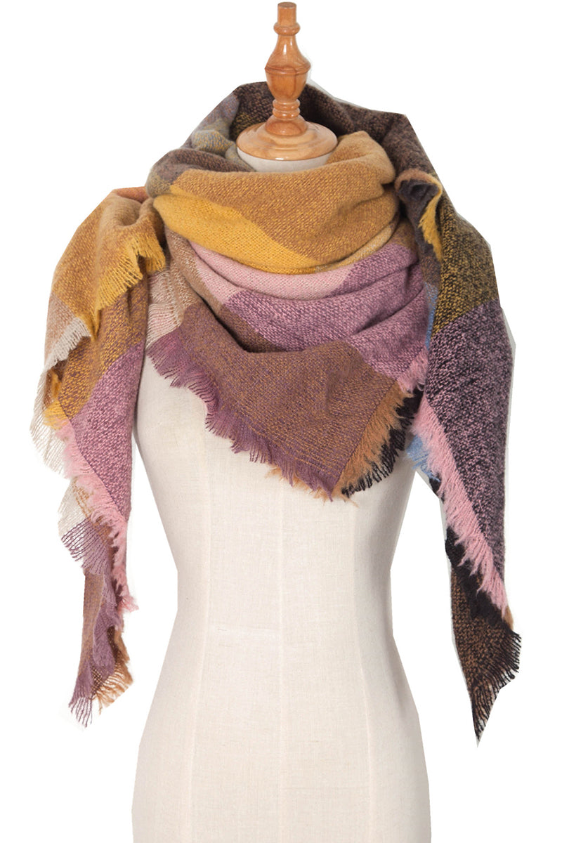 WARM SOFT CHUNKY LARGE BLANKET WRAP SHAWL SCARVES