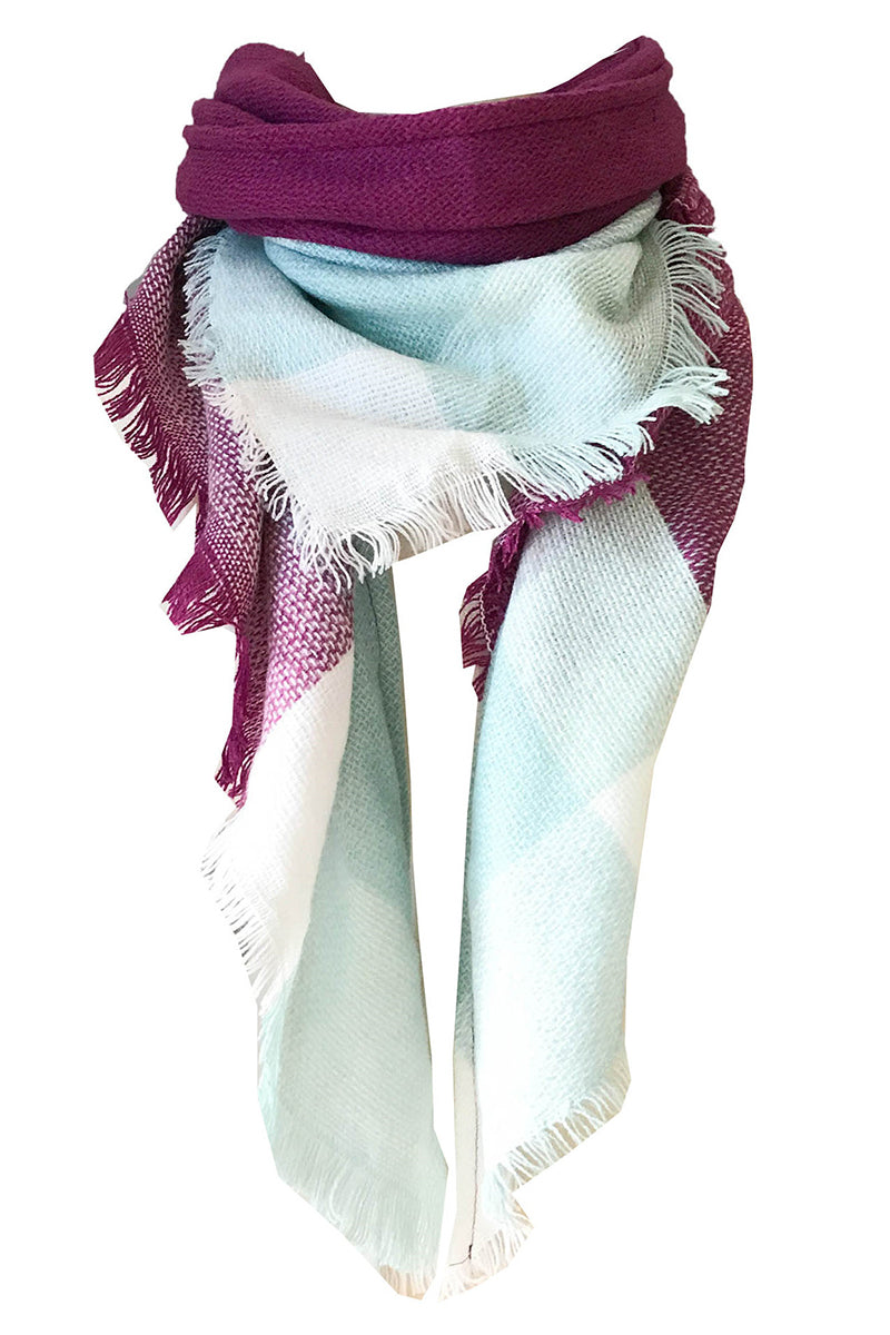 WARM LONG SHAWL WINTER WRAPS LARGE SCARVES TRIANGLE SCARF