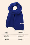 WOMEN FASHION SIMPLE WARM BLUE SCARF