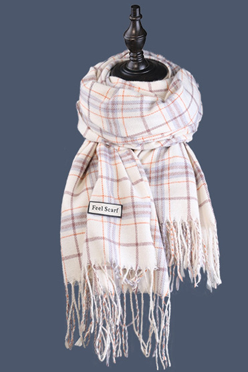 WOMEN SWEET CHECKED SIMPLE STYLE SCARF