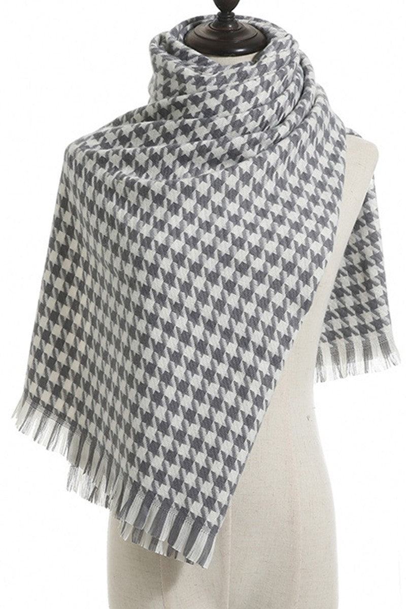 WOMEN FASHION SWEET THOUSAND BIRDS PLAID SCARF