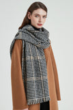 RETRO PLAID HOUNDSTOOTH WARM SCARF