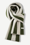 WOMEN FASHION COLOR MATCHING STRIPED SCARF