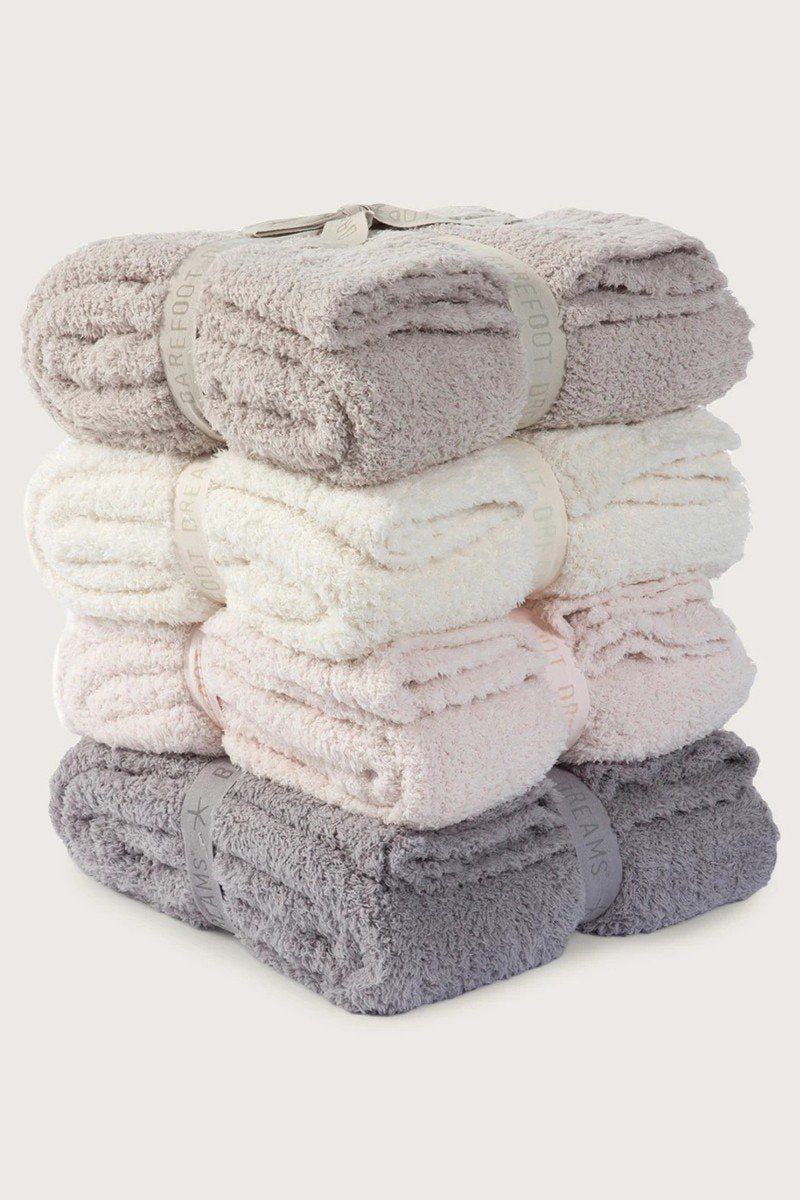 SOLID SOFT FLEECE FLUFFY COZY BLANKET, SIZE : 50″ X 60″