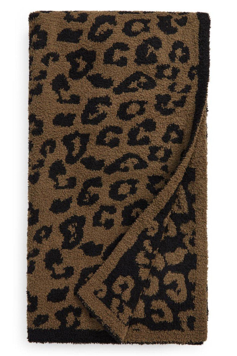 LEOPARD FLEECE FLUFFY BLANKET, – 39.3″ X 47.2″, – 550g