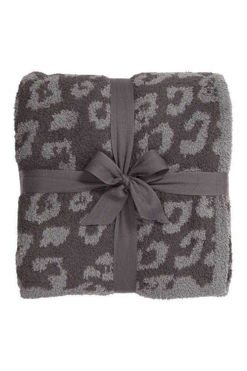 LEOPARD FLEECE FLUFFY BLANKET, – 39.3″ X 47.2″, – 550g