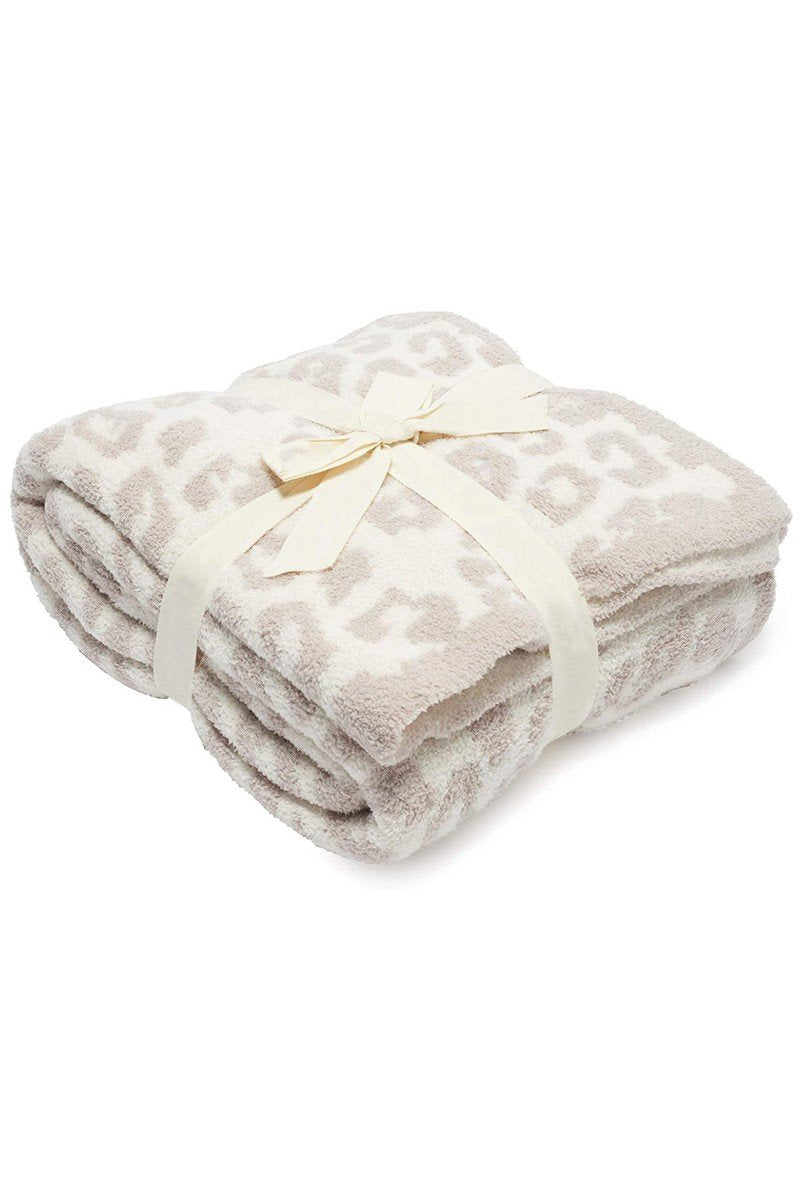 LEOPARD FLEECE FLUFFY BLANKET, – 39.3″ X 47.2″, – 550g