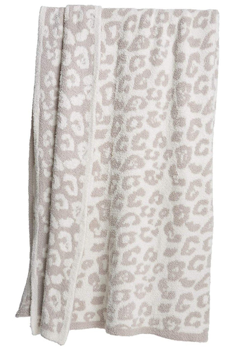 LEOPARD FLEECE FLUFFY BLANKET, – 39.3″ X 47.2″, – 550g