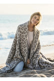 LEOPARD FAUX FUR FLEECE COZY FLUFFY BLANKET