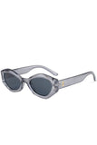 WIDE FRAME BEADS STUD DANDY SUNGLASSES