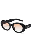 WIDE FRAME ROUND FASHION SUNGLASSES
