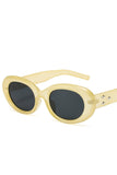 WIDE FRAME ROUND FASHION SUNGLASSES