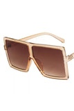FLAT TOP SHIELD FASHION GLASSES