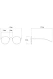 STREET SHOOTING SQUARE LARGE FRAME SUNGLASSES