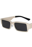 STEEL SKIN METAL SQUARE SUNGLASSES