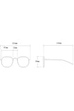 CATS EYE BIG FRAME SUNGLASSES
