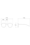 IRREGULAR LARGE FRAME SUNGLASSES