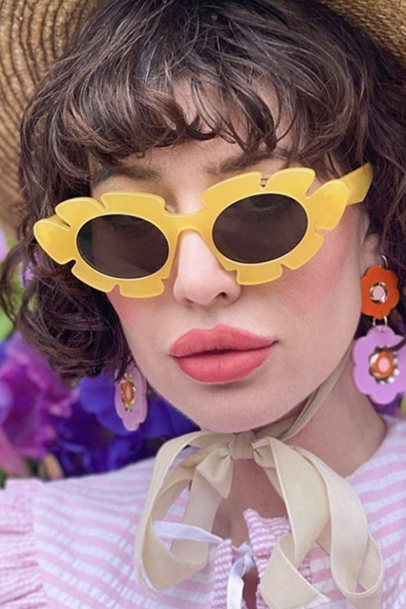 SUNFLOWER SHAPED SUNGLASSES