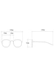 WOMEN GEOMETRIC FRAME EYEGLASSES