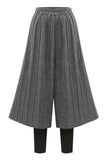 TWO PIECE WIDE LEG PANTS AND LEGGINGS - Doublju