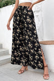 WIDE LEG PANTS WITH LOUD PRINT - Doublju