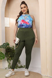 WOMEN PLUS SIZE ELASTIC WAIST LONG PANTS