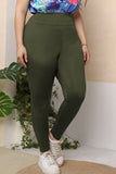 WOMEN PLUS SIZE ELASTIC WAIST LONG PANTS