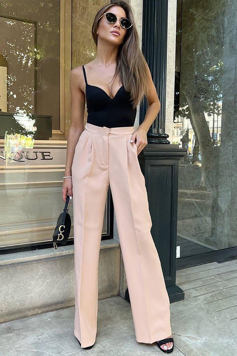 WOMEN LONG STRAIGHT LET DAILY WORK OFFICE PANTS
