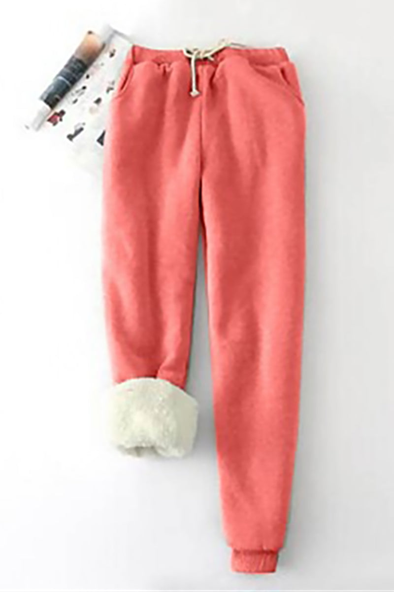 WOMEN'S SWEATPANTS JOGGERS FULL LENGTH POCKET MICRO-ELASTIC MEDIUM WAIST FASHION SIMPLE CAUSAL