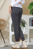 WAIST TIED CASUAL TRACK JOGGER LONG PANTS