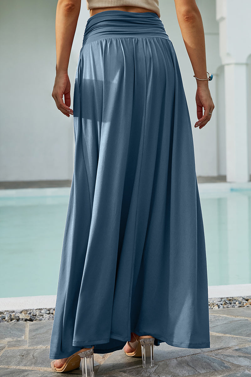 CASUAL LONG LENGTH MAXI STYLE WAIST LIGHT SKIRT