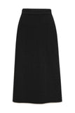 WOOLEN A LINE HIGH WAIST DANDY SKIRT - Doublju