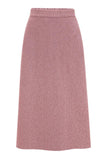 WOOLEN A LINE HIGH WAIST DANDY SKIRT - Doublju