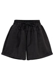 DRAWSTRING WAIST CASUAL DAILY SHORTS - Doublju