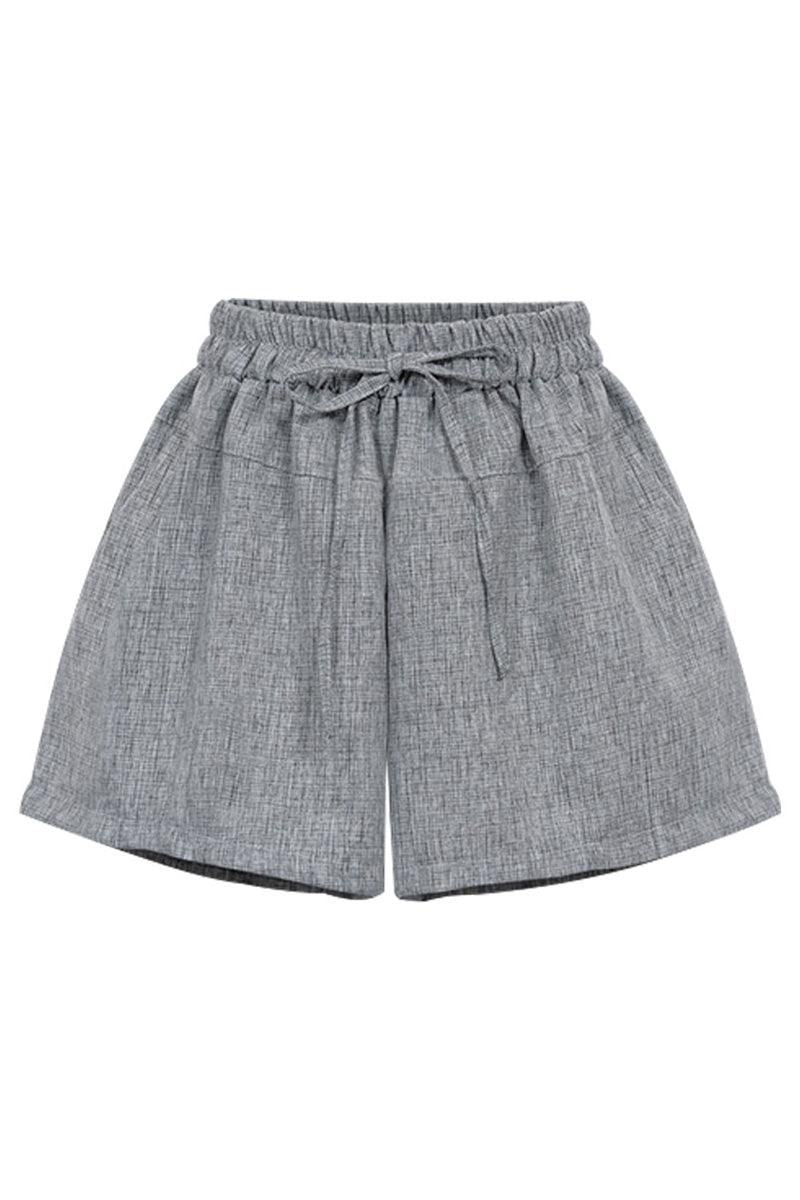 DRAWSTRING WAIST CASUAL DAILY SHORTS - Doublju