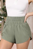 HIGH WAISTBAND COMFY SHORTS - Doublju