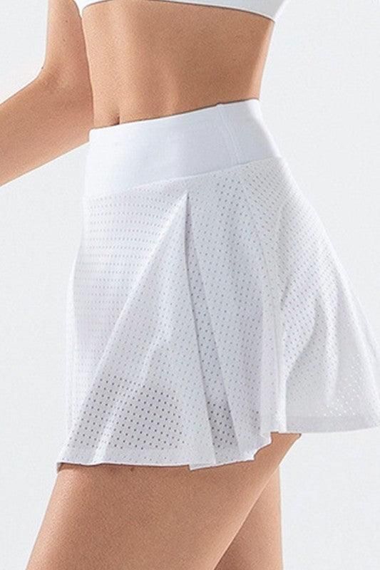 HIGH WAIST YOGA FASHION SPORTS SKIRT - Doublju