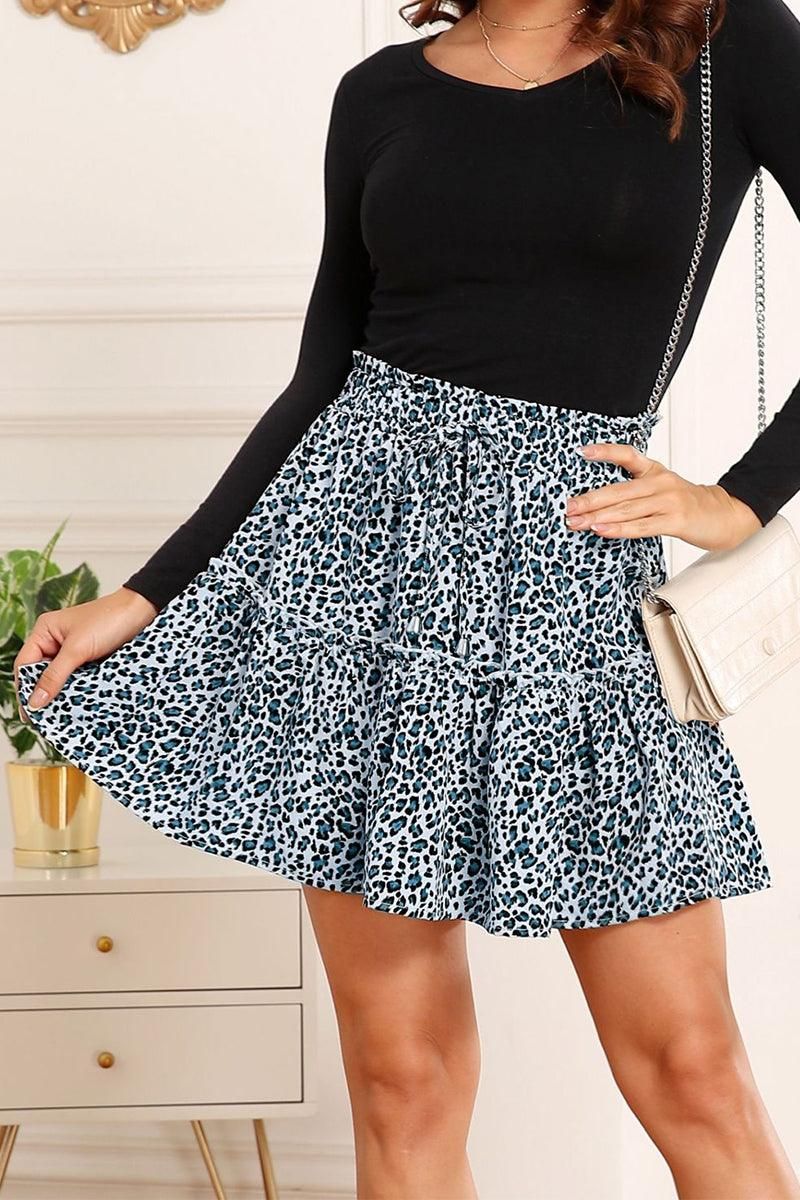 FLORAL A LINE SHORT PRINTING SKIRT FOR WOMEN - Doublju