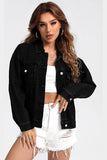 BUTTON DOWN CASUAL DENIM JACKET - Doublju